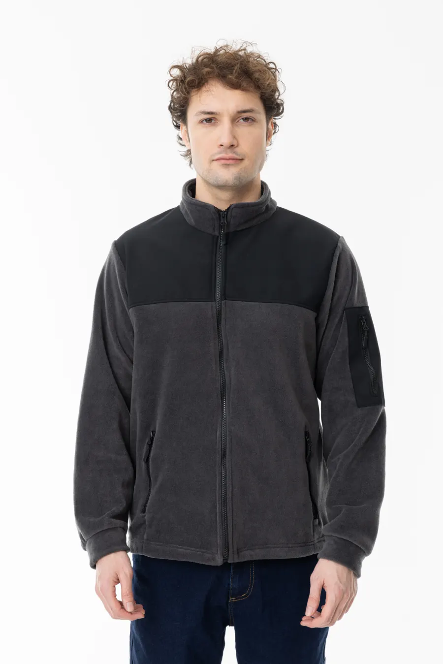 SOFTSHELL PARÇALI POLAR CEKET