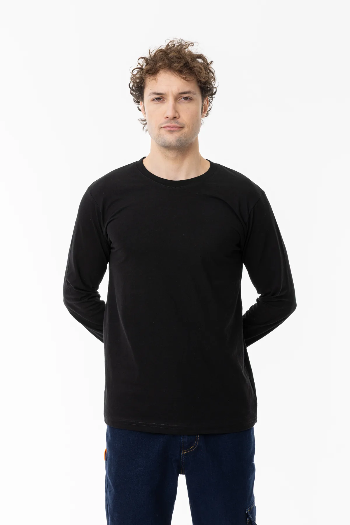 0 YAKA UZUN KOL T-SHIRT