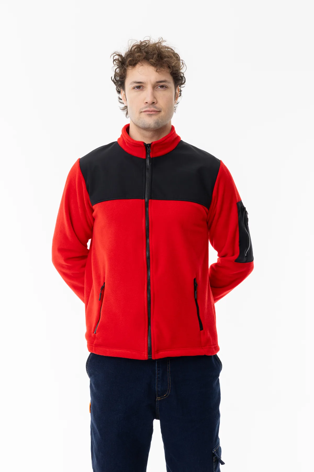SOFTSHELL PARÇALI POLAR CEKET