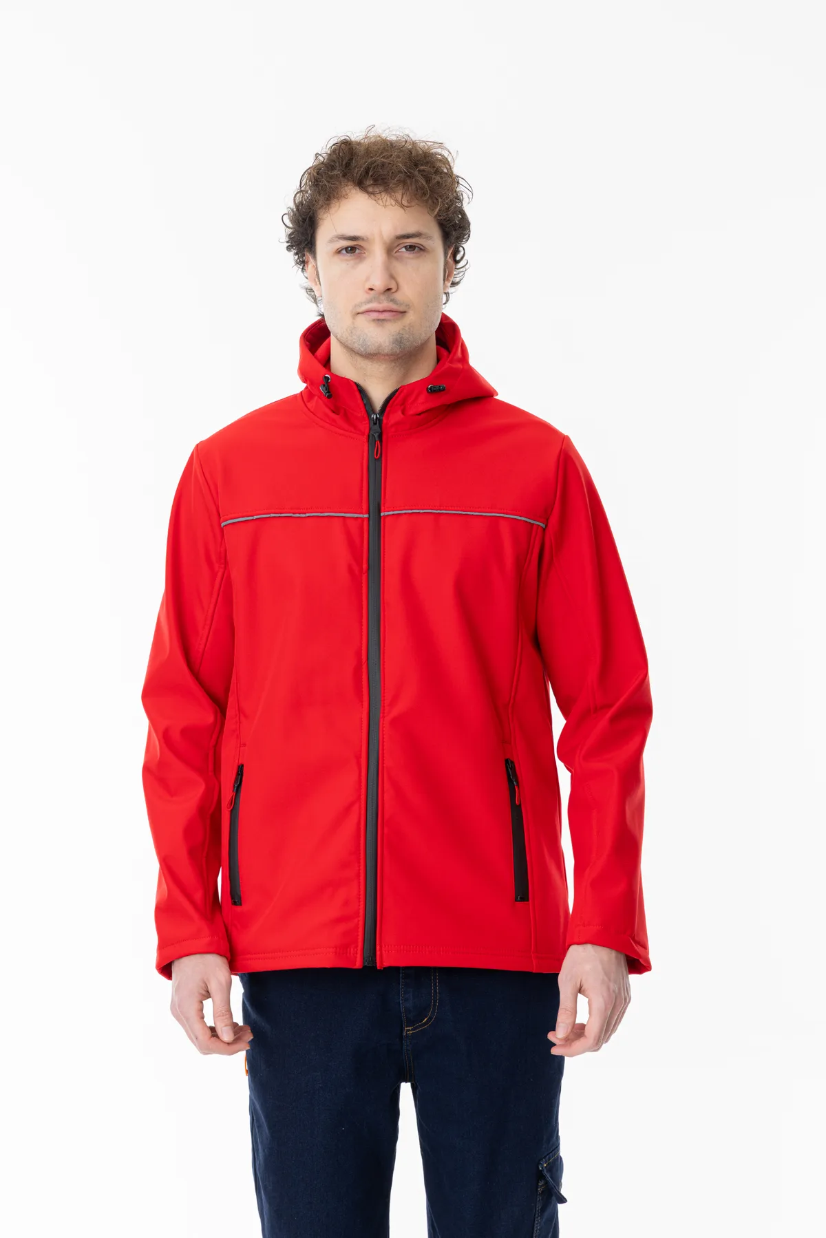 SOFTSHELL KAPÜŞONLU MONT